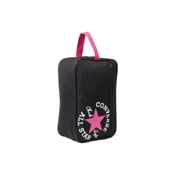 Converse Polyester Portable Shoe Box Shoe Bag Unisex Black & Pink