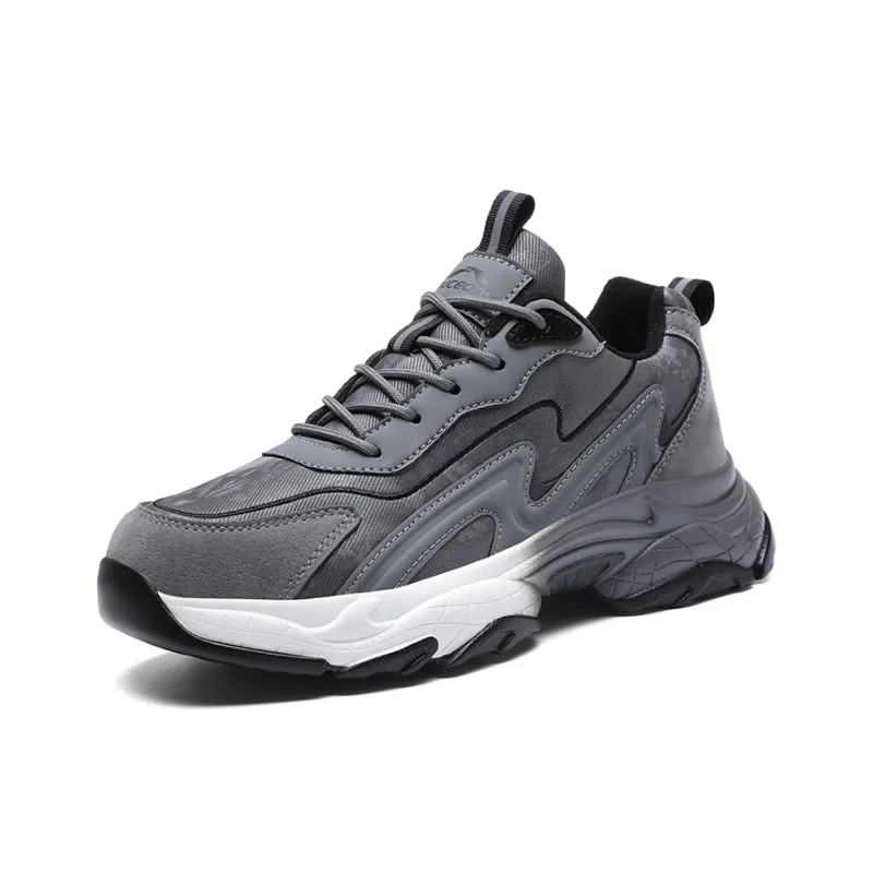 MUSNODO Warm Wear-Resistant Breathable Slip-Resistant Low-Top Chunky Sneakers Men's-26