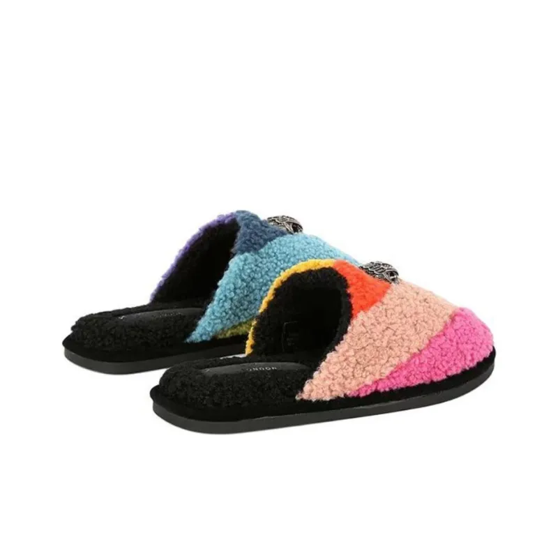 Kurt Geiger London Wrap-toe Slippers Women's Pink-3