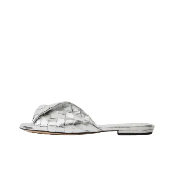 Bottega Veneta Blink Slide Slippers Women's Silver