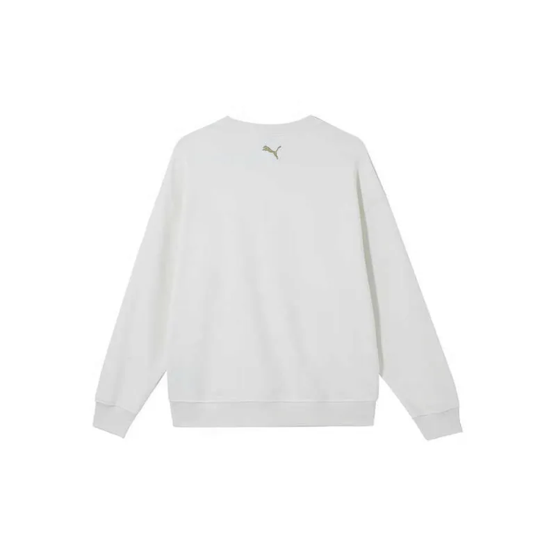 PUMA Crew TR GAME ON Sweatshirt Men's White-1