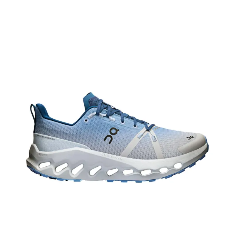 On Running Cloudsurfer Trail Waterproof Chambray Glacier-1