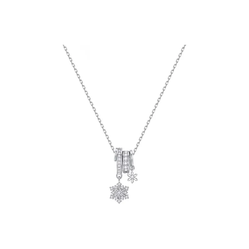 Heart Grass S925 Silver Necklaces Women's-0