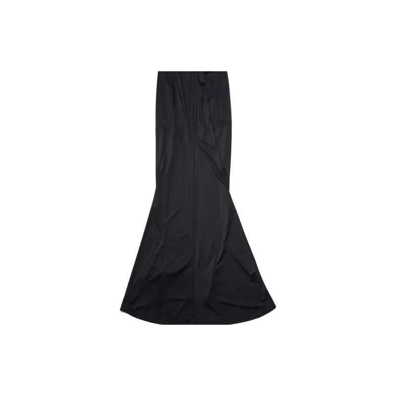 Balenciaga Sporty B Curved Hem Maxi Skirt-4