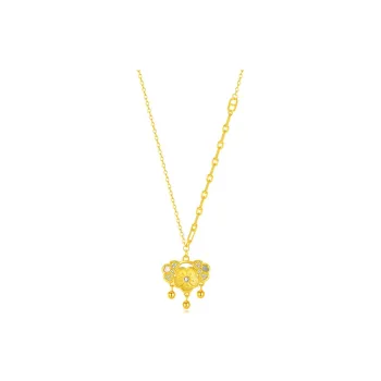 Chongqing Gold Store S925 Silver Necklaces Women's