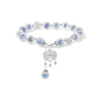 Branded Jewelry Chalcedony Bracelets Women's