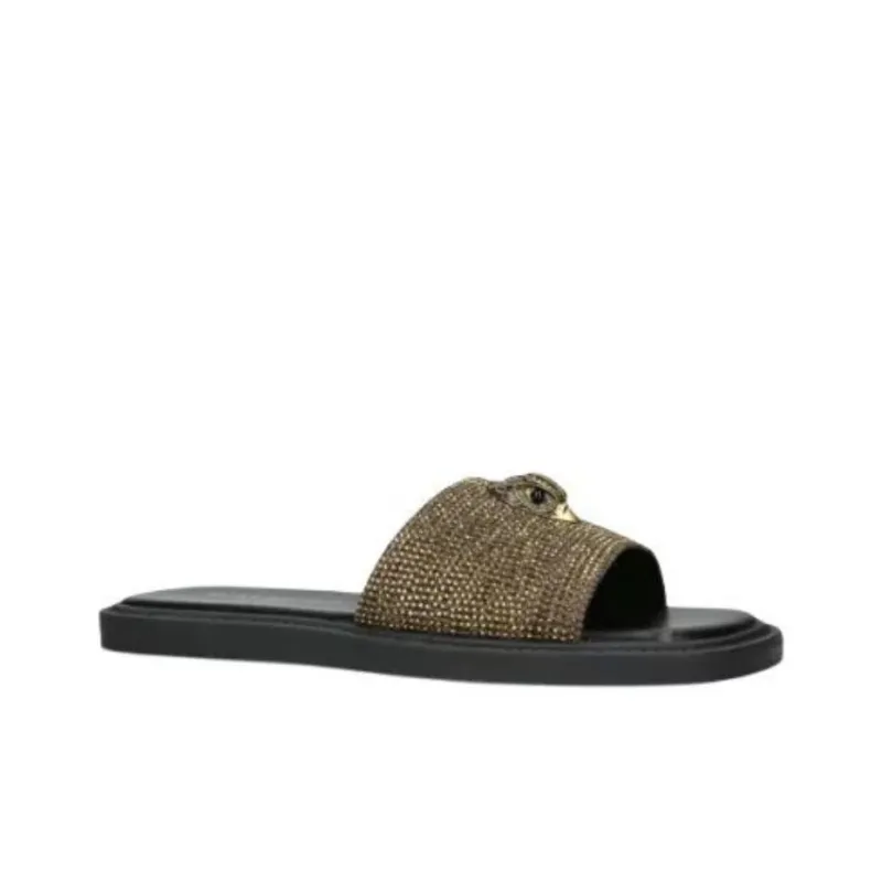 Kurt Geiger London Slide Slippers Women's Gold-2