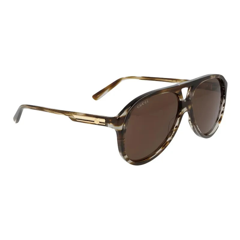 GUCCI Aviator Frame Sunglasses-3