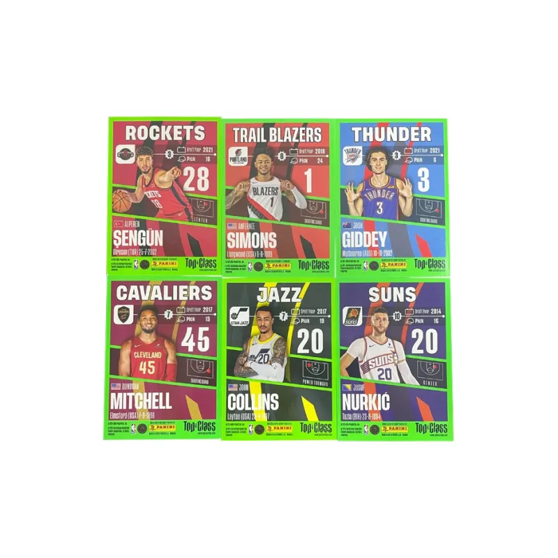 PANINI ŞEngün+Anfernee+Giddey+Mitchell+Collins 2023 24TC Special Card Player Card Product Access Sports Cards 6 Pcs-1