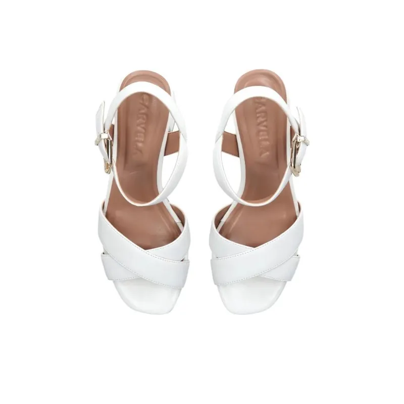 Kurt Geiger London Serafina Strap Sandals 9cm Women's White-3
