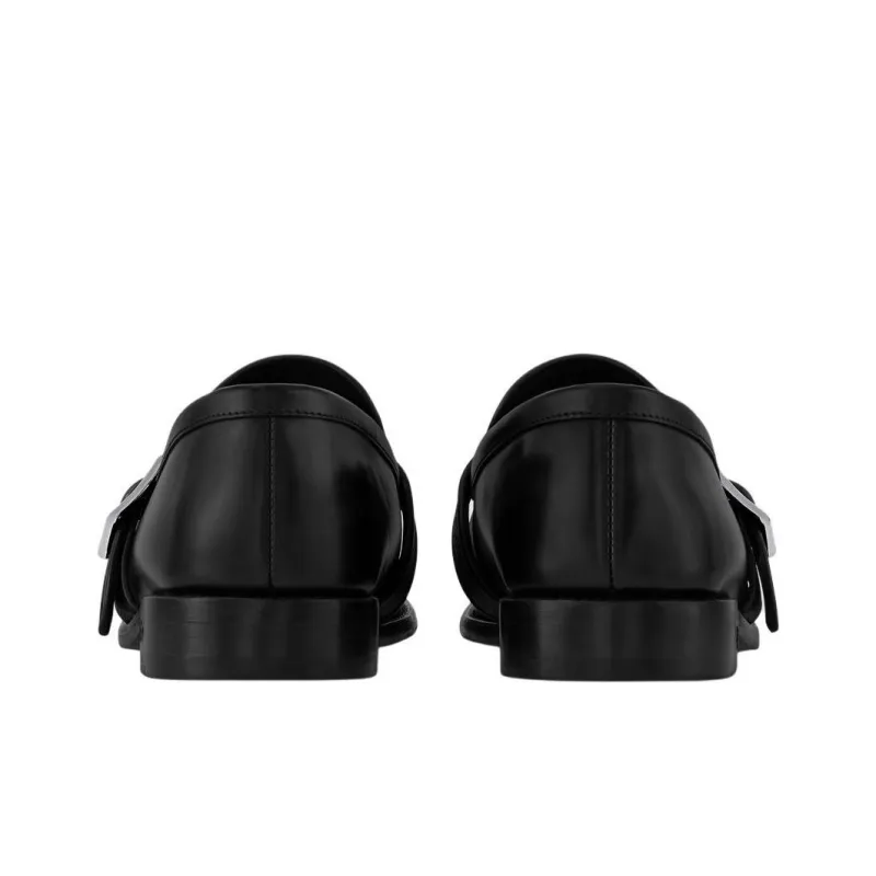 LOUIS VUITTON Loafer Loafers Men's Black-4