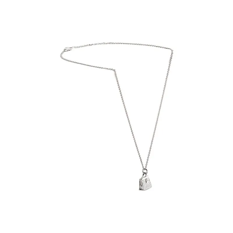 HERMES Kelly Amulette Diamond Necklaces Unisex-1