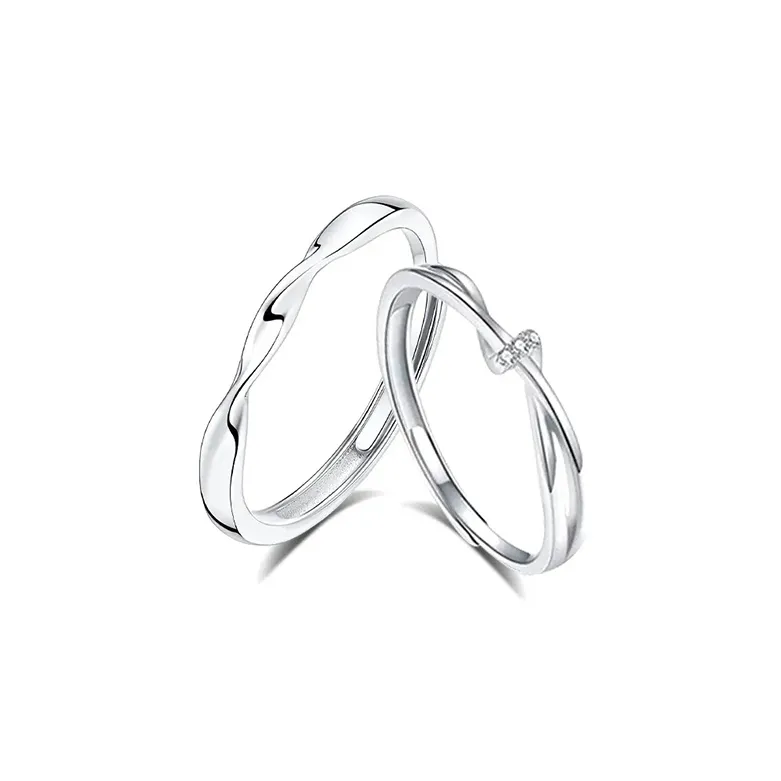 LUCA Sterling Silver Rings Unisex-7