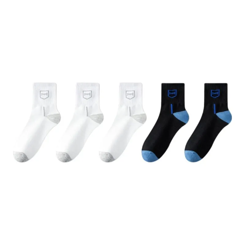 MIIOW Mid Calf Socks Men's 5 Pack-28