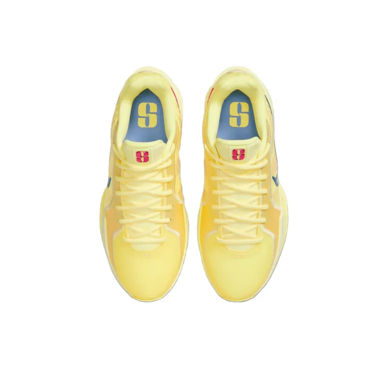 Nike Sabrina 2 Anti Slip Wear Resistant Low Top Basketball Shoes Women's Yellow-3