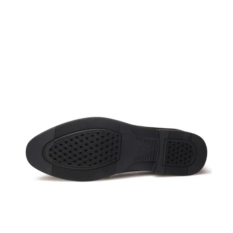 Bindu Dress Shoes Men Low Top Black-6