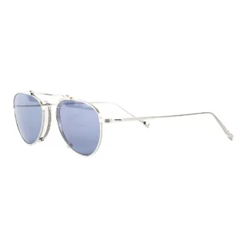 Matsuda Titanium Irregular Shape Sunglasses Women's Silver