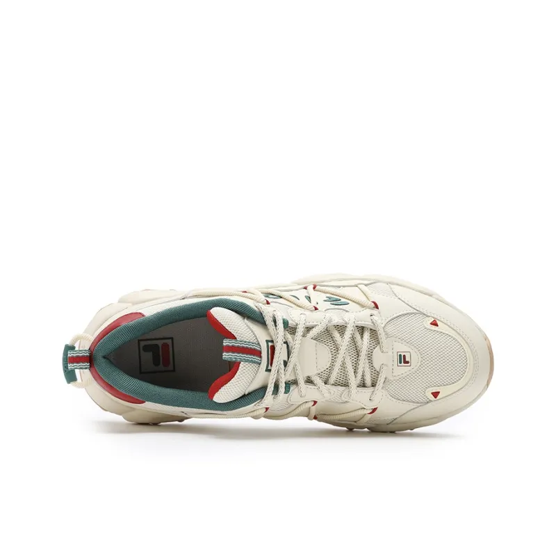 FILA FLUID 6 Slip Resistant Low Top Casual Shoes Men's Cloudy White-2