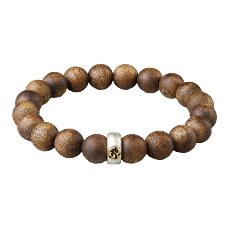 Moonstone Edge Agarwood Bracelets Unisex-1