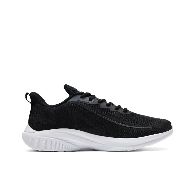 PEAK Cushioning Wear Resistant Breathable Coverage Lightweight Rebound Low Top Running Shoes Men's White Green Orange-1