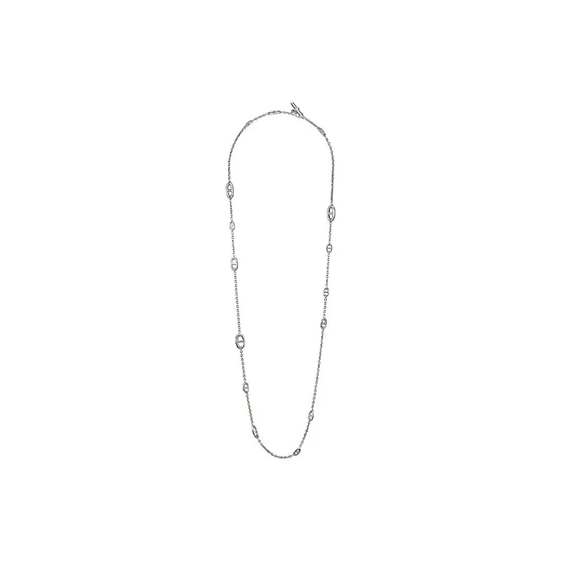 HERMES Farandole 925 Sterling Silver Necklaces Unisex-1