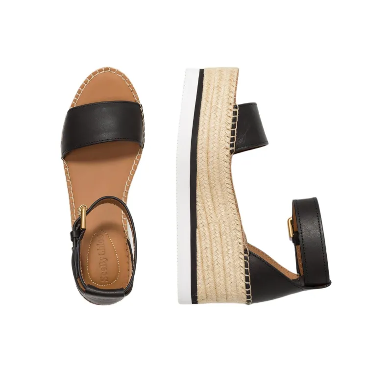 See By Chloe Glyn Strap Sandals Women's Black-4