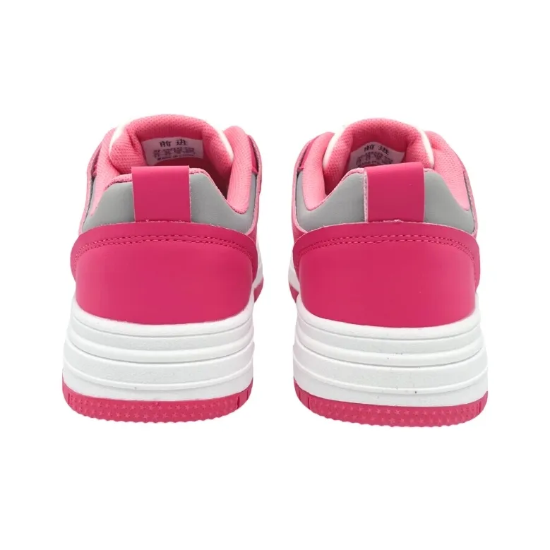 QIANJIN Low Top Skateboard Shoes Women's Rose Red-3