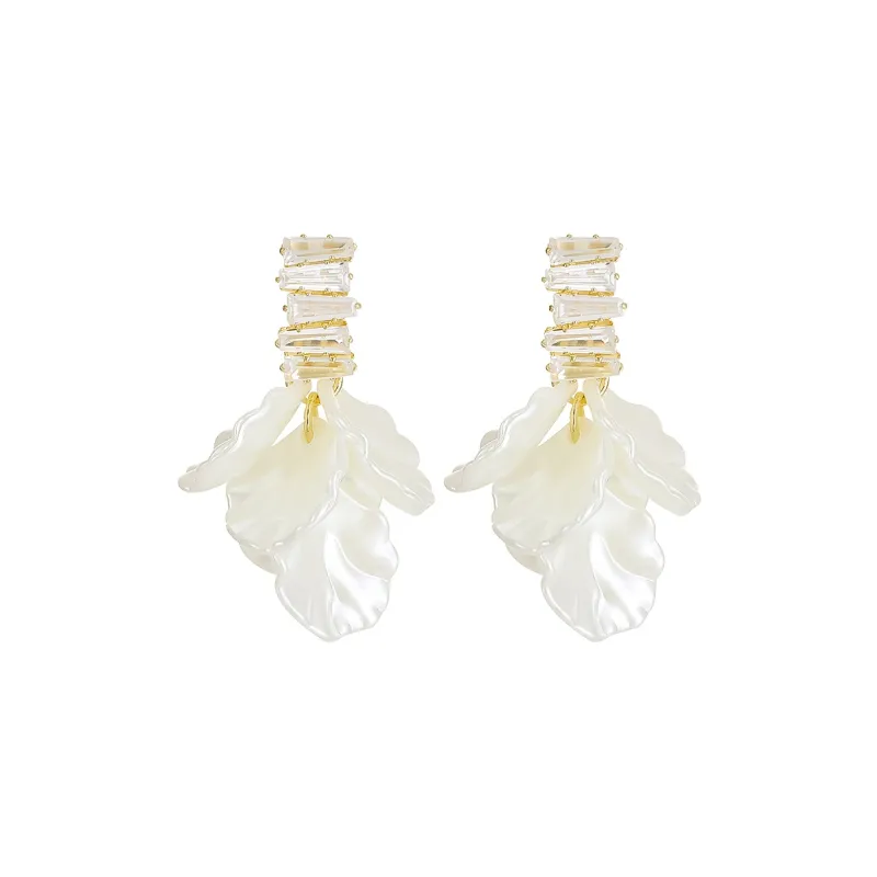 MISS XIA JWY S925 Silver Stud Earrings Women's-0