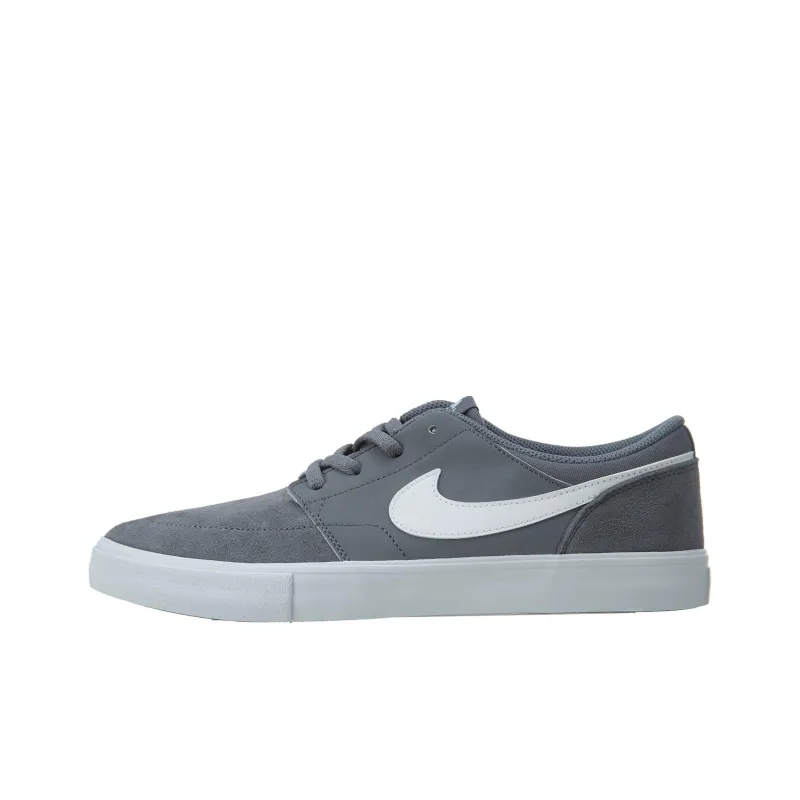 Nike Sb Portmore Ii Solar Cool Grey White Black-0
