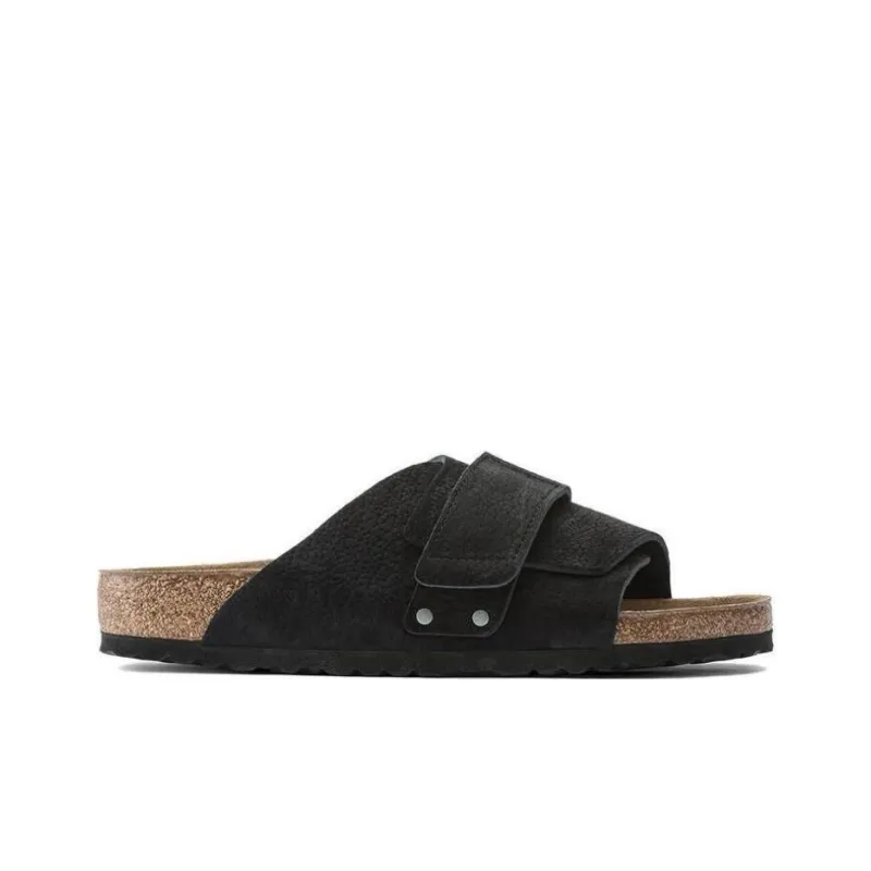 Birkenstock Kyoto Nubuk Leather 'Desert Buck Black'-1