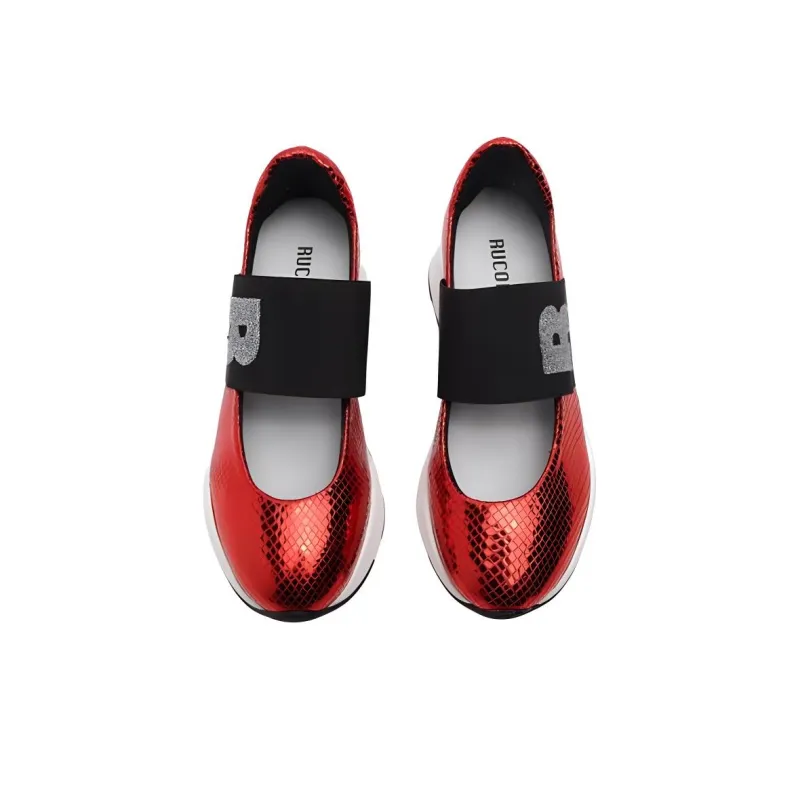 RUCOLINE R-Evolve Low-Top Casual Shoes 6cm Women's Red-3
