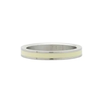 SKAGEN Stainless Steel Enamel Enamel Rings Women's Silver/Yellow