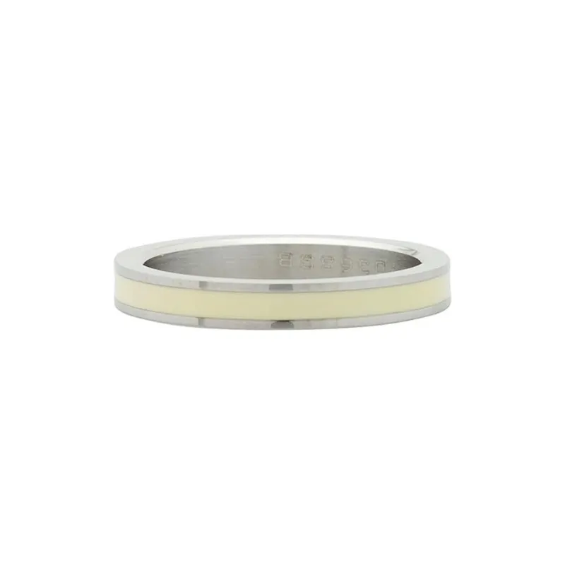 SKAGEN Stainless Steel Enamel Enamel Rings Women's Silver/Yellow-0