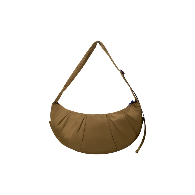 NAUTICA Nylon Croissant Bag Crossbody Bag Regular Unisex Brown-4