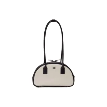 JOSEPH&STACEY Cotton Canvas Handbag Shoulder Bag Women's Ecru