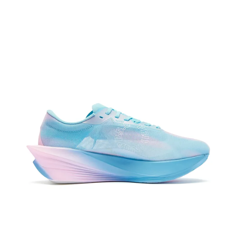 QIAODAN Phantom PB5.0 Running Shoes Men Low Top Cirrus Blue/Cherry Blossom Pink-1
