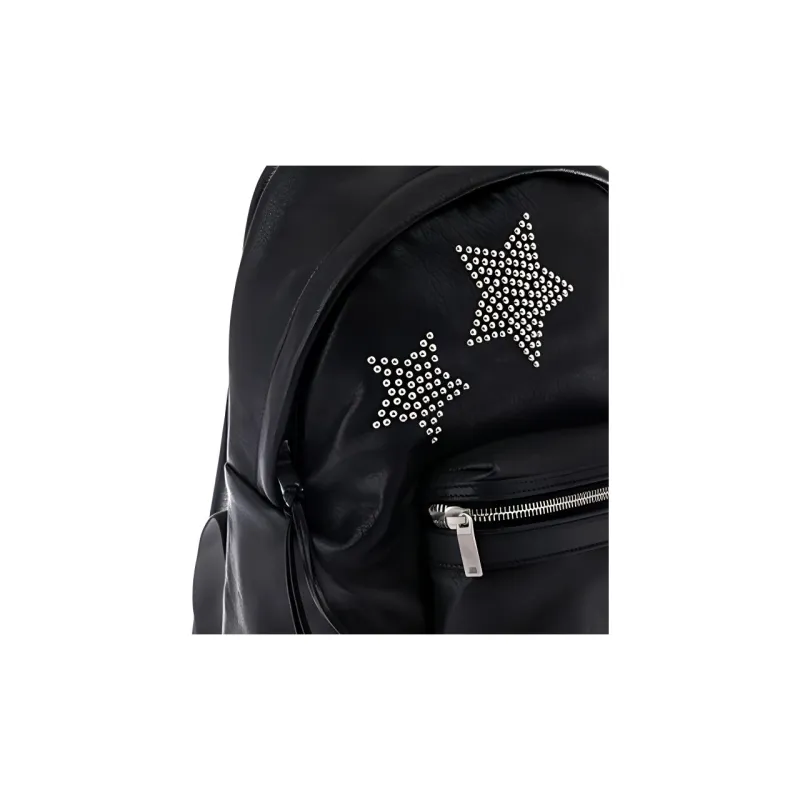 SAINT LAURENT Artificial Leather Backpack Women's Black-4