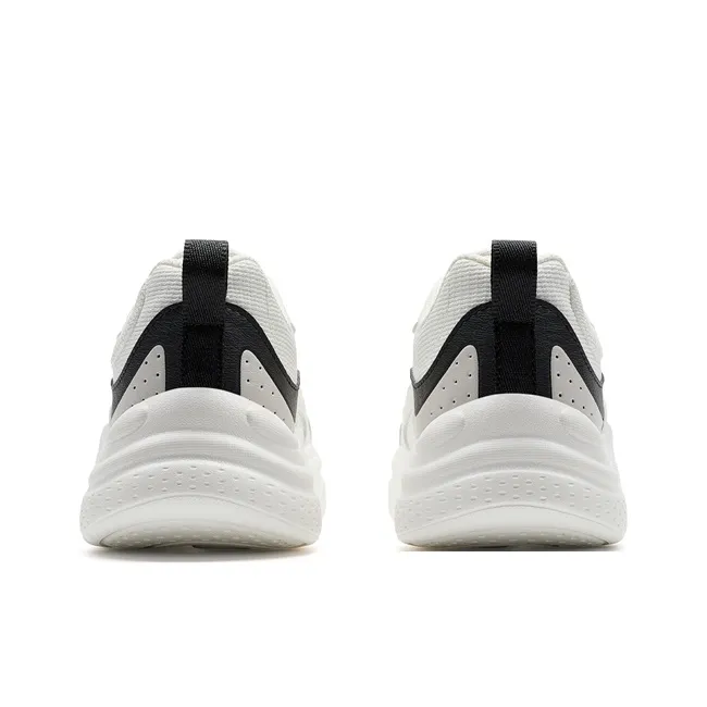 XTEP Height Increasing Lightweight Low Top Casual Shoes Men's Canvas White/Black-3