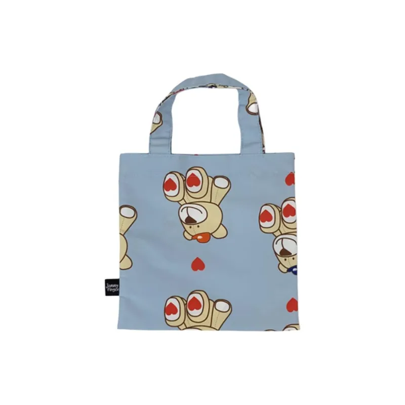 Jammyfinger Polyester Tote Bag Shopping Bag Handbag Mini Women's Blue-1