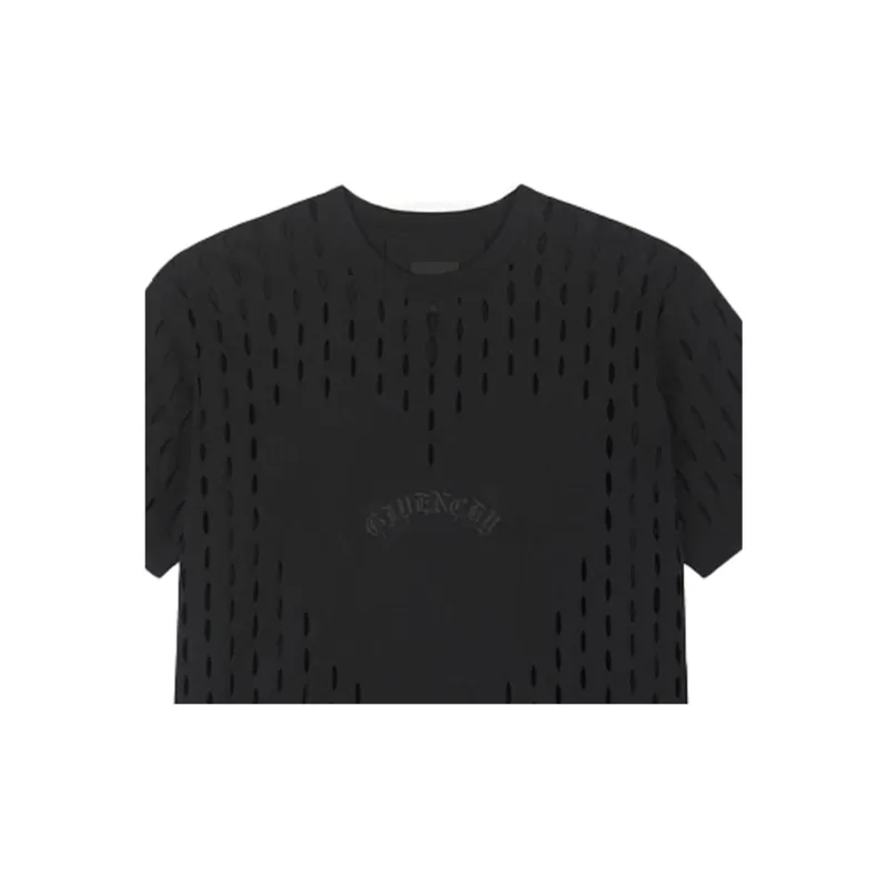 Givenchy Logo embroidered Heart motif T shirt-3