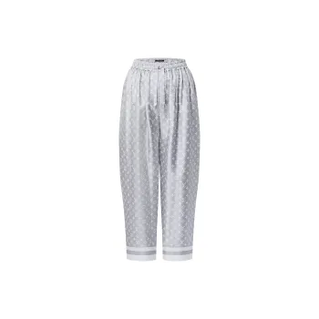 LOUIS VUITTON Monogram Foulard Baggy Pajama Pants