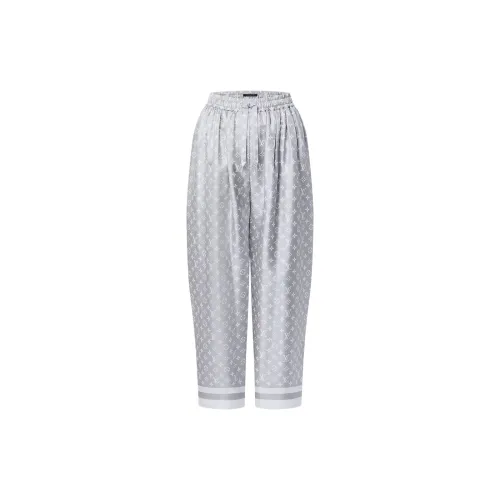 LOUIS VUITTON Monogram Foulard Baggy Pajama Pants