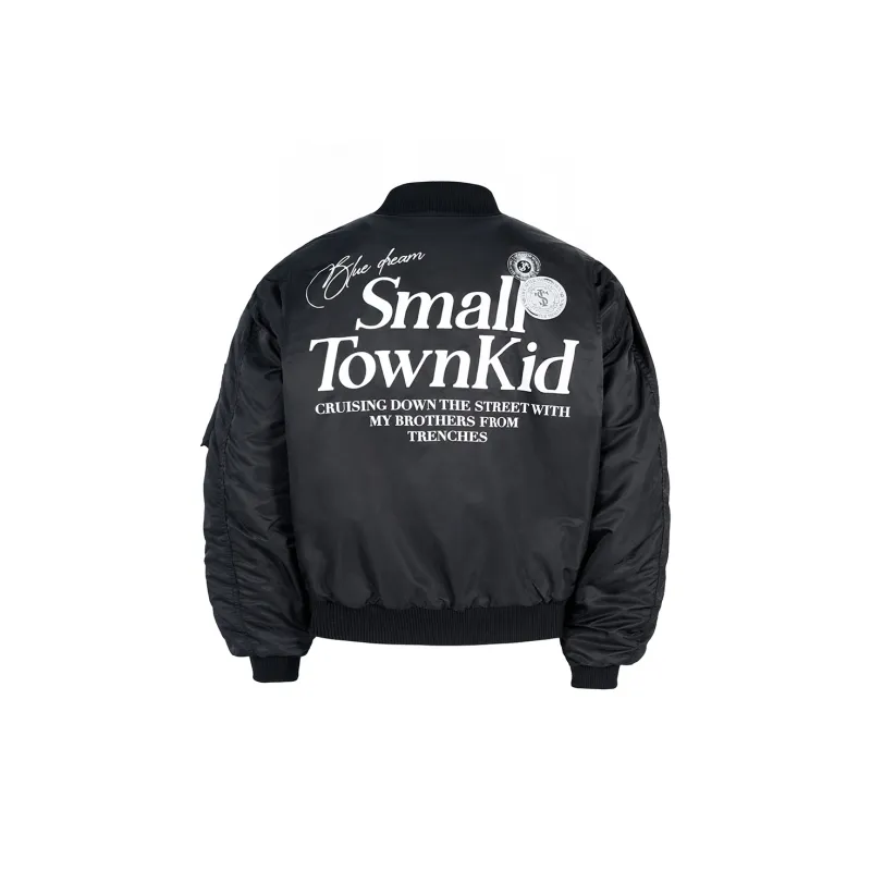 STK SMALL TOWN KID Jackets Coats Unisex Black-1
