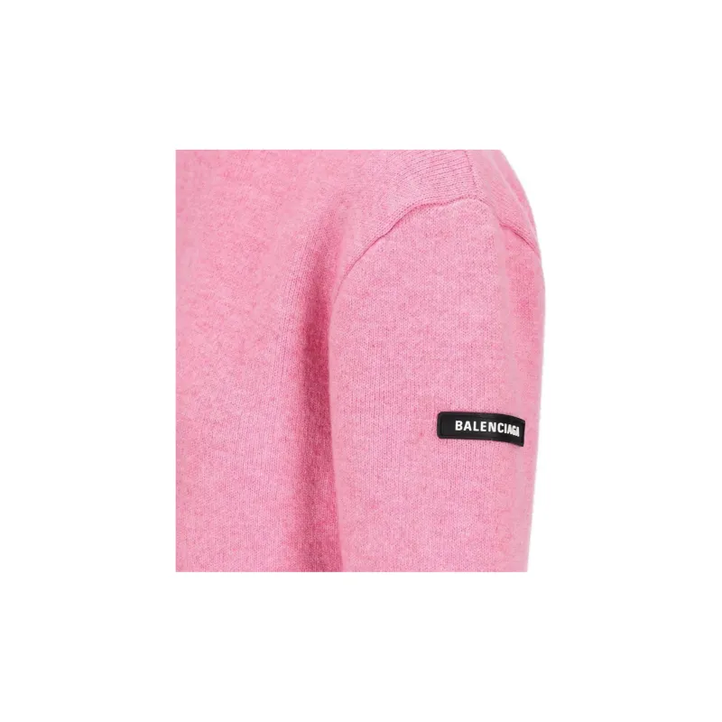 Balenciaga Logo Patch Knitted Jumper-3