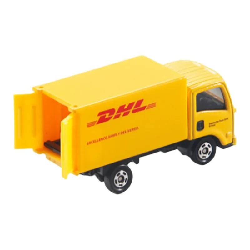 TAKARA TOMY Size 109 DHL Express Delivery Truck Alloy Car Assembled Models-2