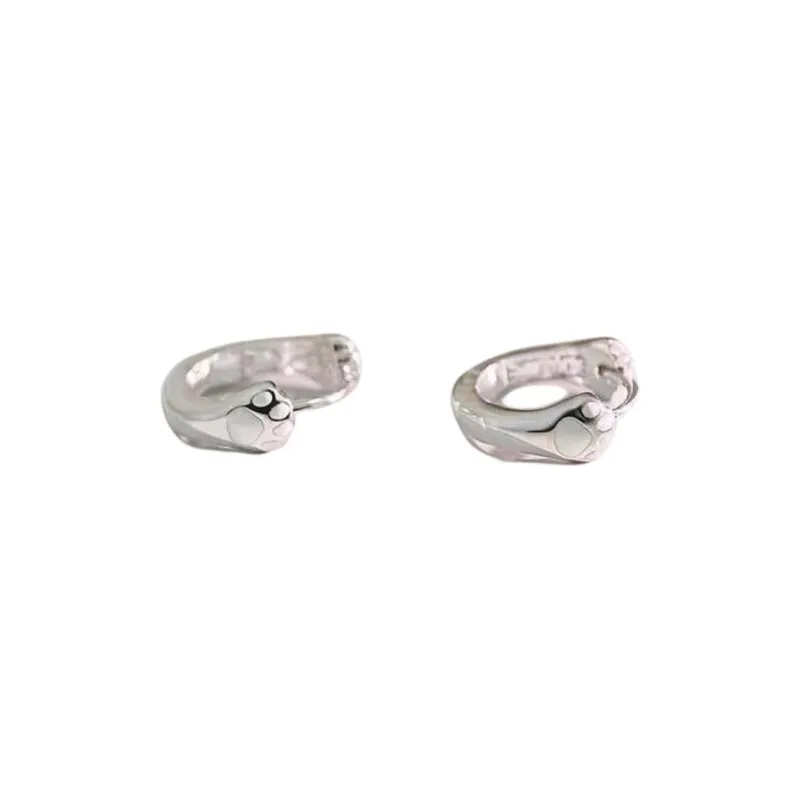U state Sterling Silver 990 Earrings Unisex-0