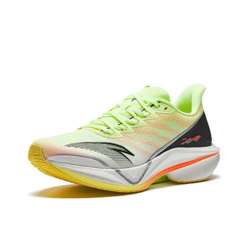 Anta Wear-Resistant Cushioning Rebound Low-Top Nitrogen Technology Casual Running Shoes Men's White Green Black-1