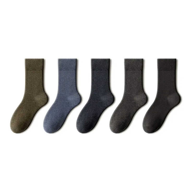 YINSHILIANGPIN Mid Calf Socks Men's 5 Pack-24