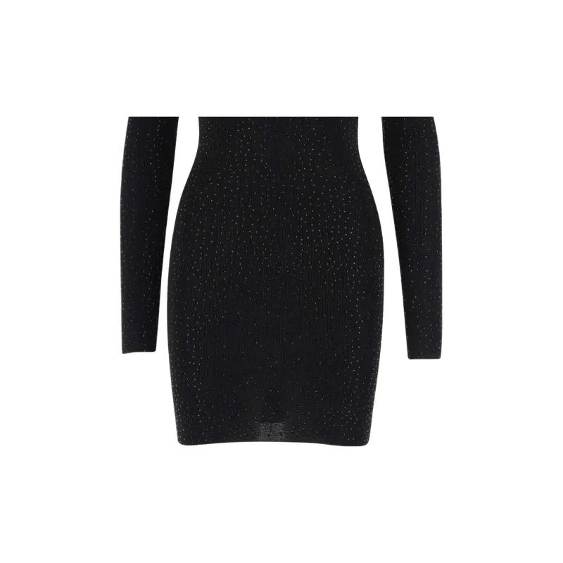 Balenciaga Rhinestone Embellished Mini Dress-3