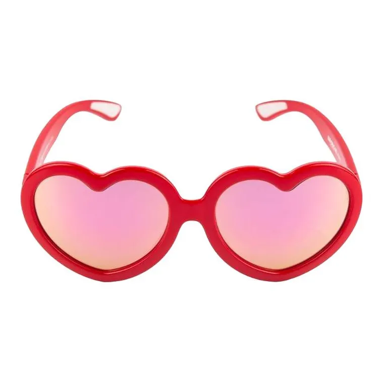 COCOLIC PCG852 Bioplastic Irregular Shape Sunglasses Kids' Red-1